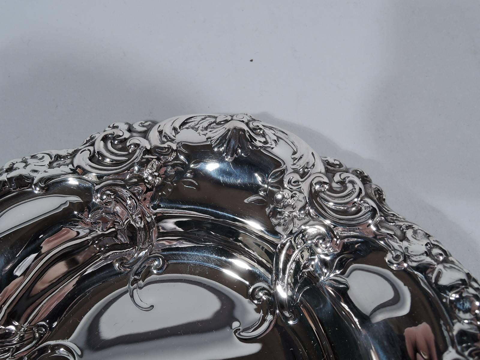 Victorian Old Fashioned Gorham Sterling Silver Boudoir Bowl