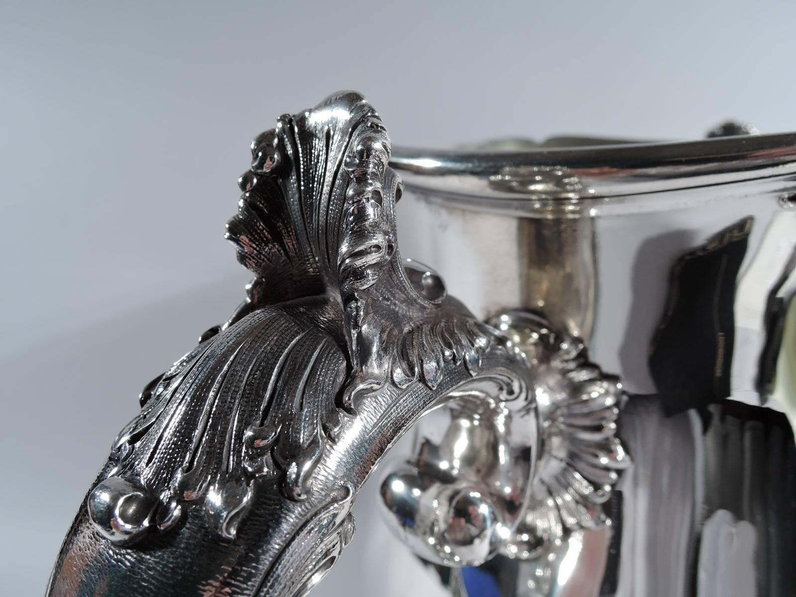 Antique American Two-Handled Sterling Silver Trophy Cup by Meriden Britannia In Excellent Condition In New York, NY