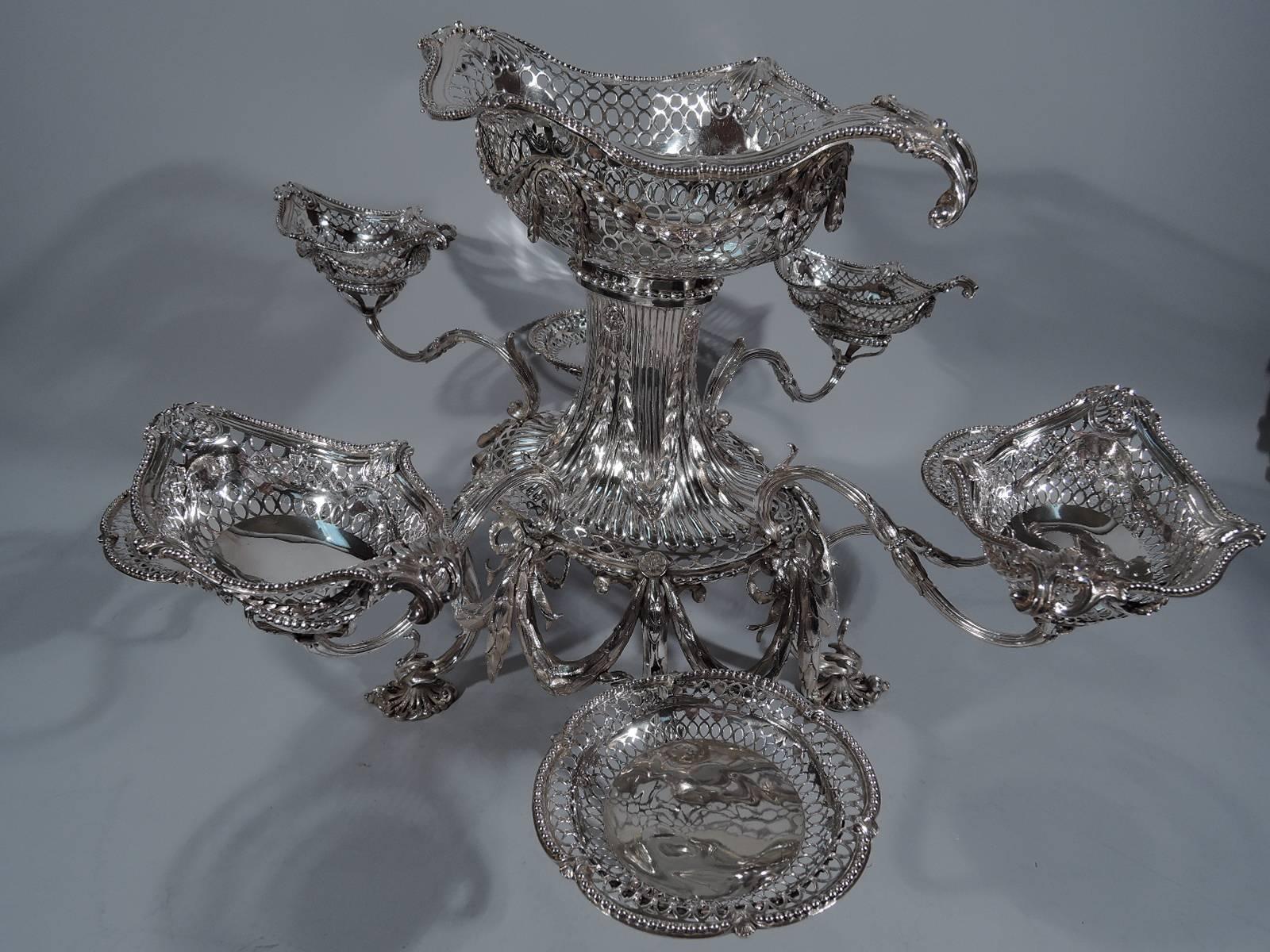 silver epergne for sale