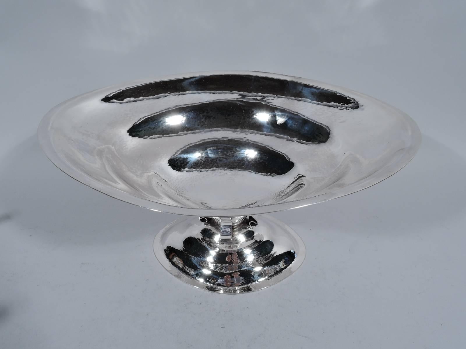 American Craftsman Reed & Barton Hand-Hammered Sterling Silver Craftsman Centerpiece Bowl