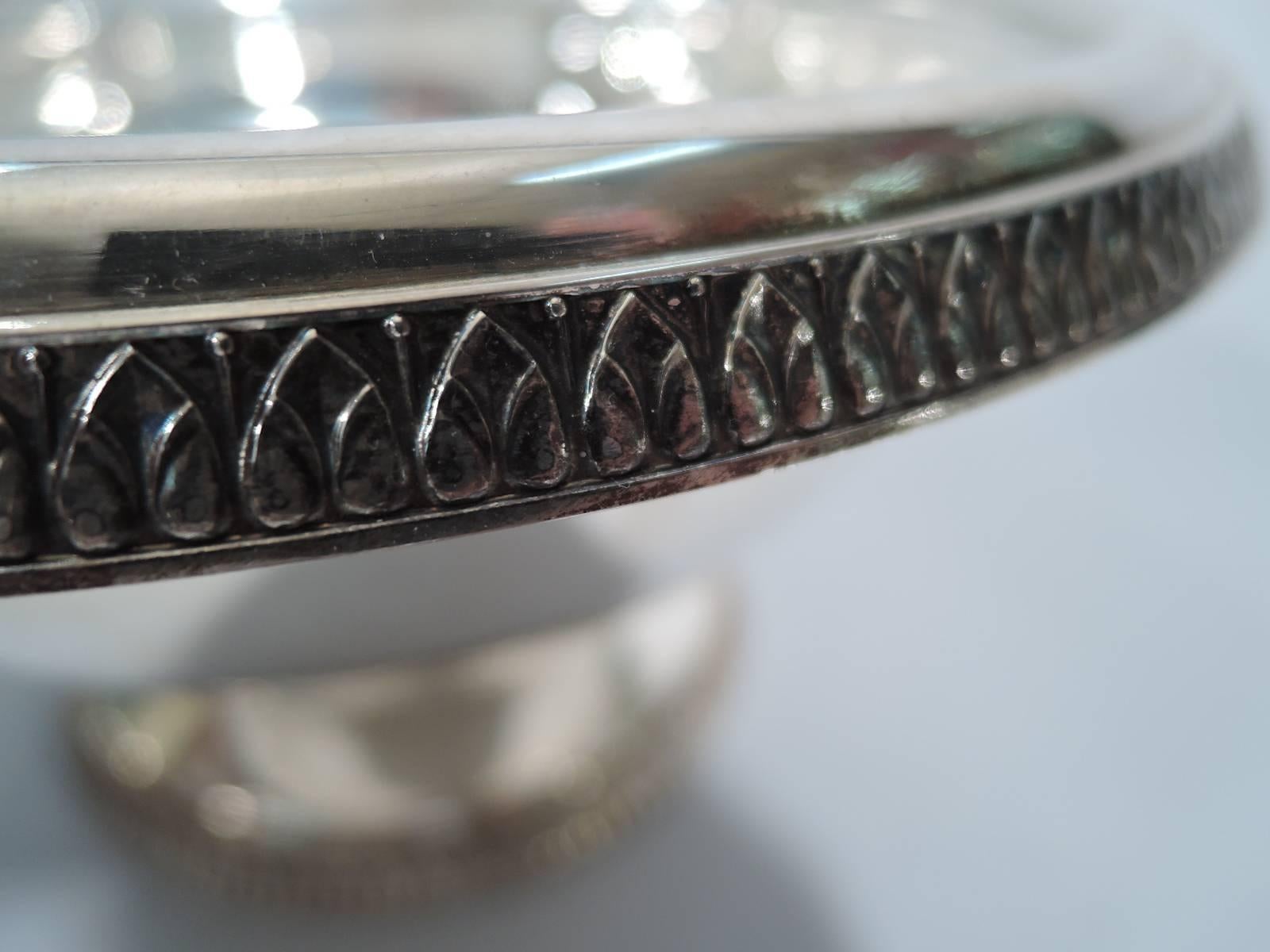 Buccellati Classical Sterling Silver Caviar Bowl In Excellent Condition In New York, NY
