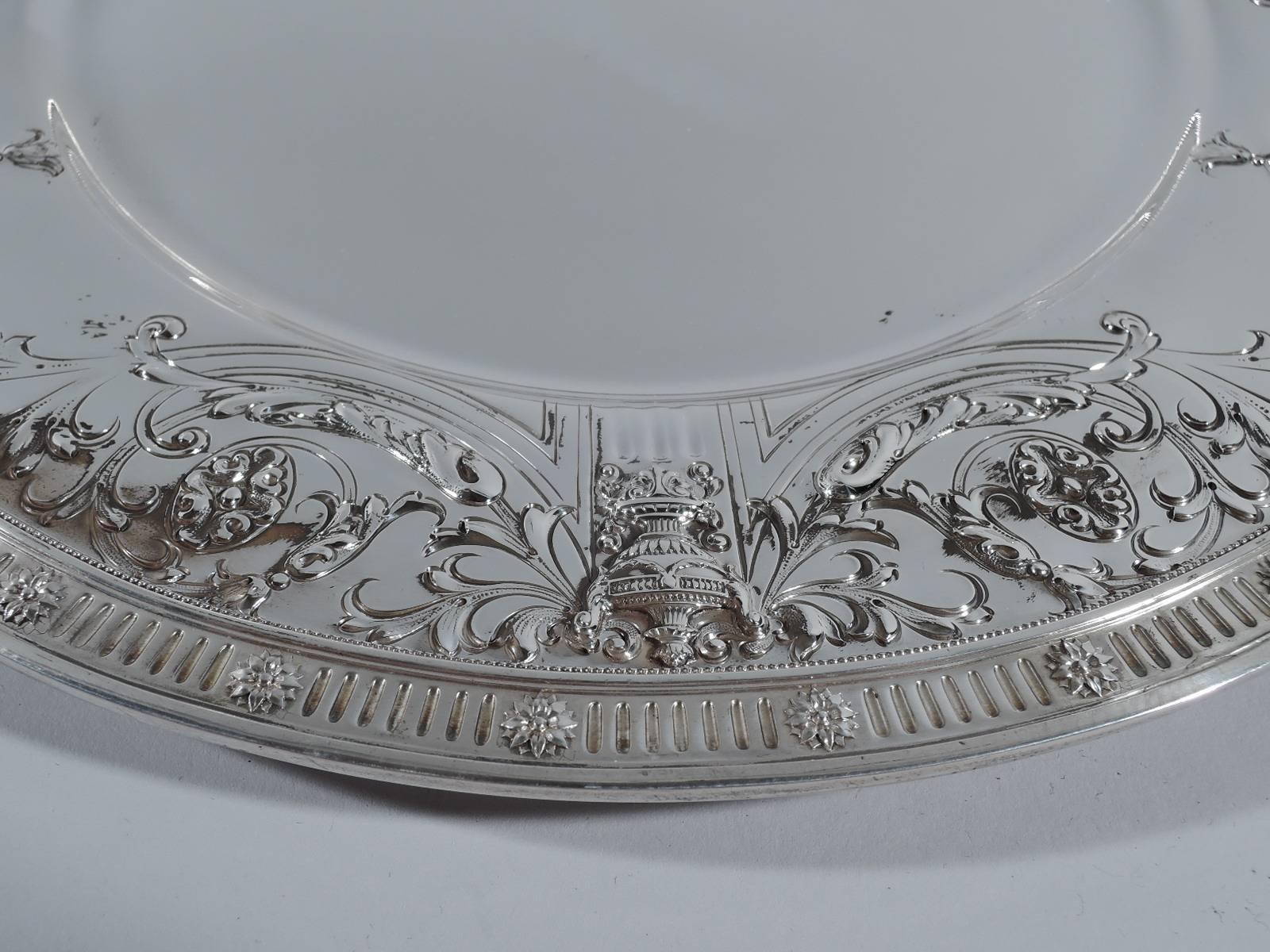 sterling silver charger plates