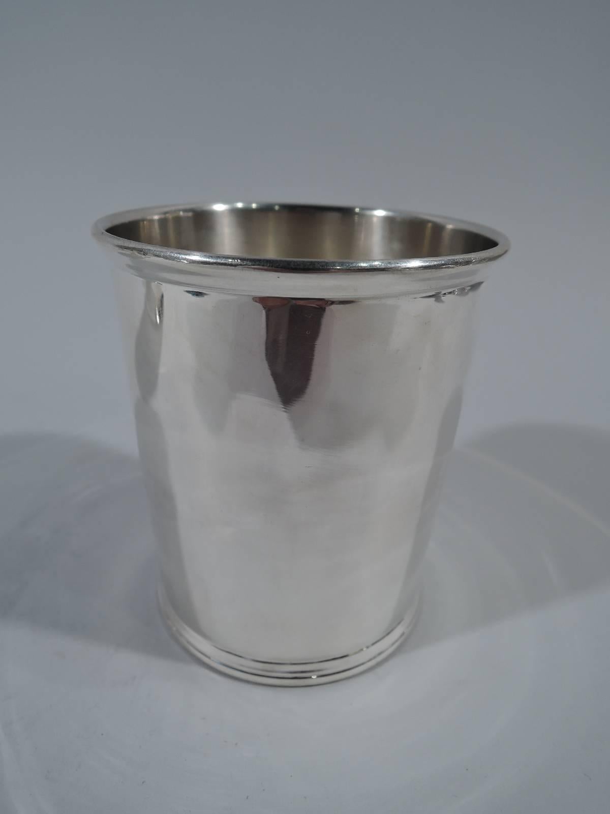 Pair of American Sterling Silver Mint Julep Cups In Good Condition In New York, NY