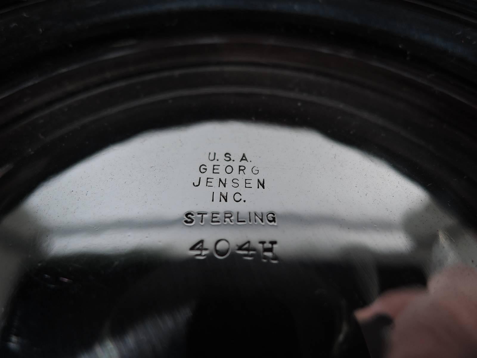 American Georg Jensen USA Hand-Hammered Sterling Silver Revere Bowl