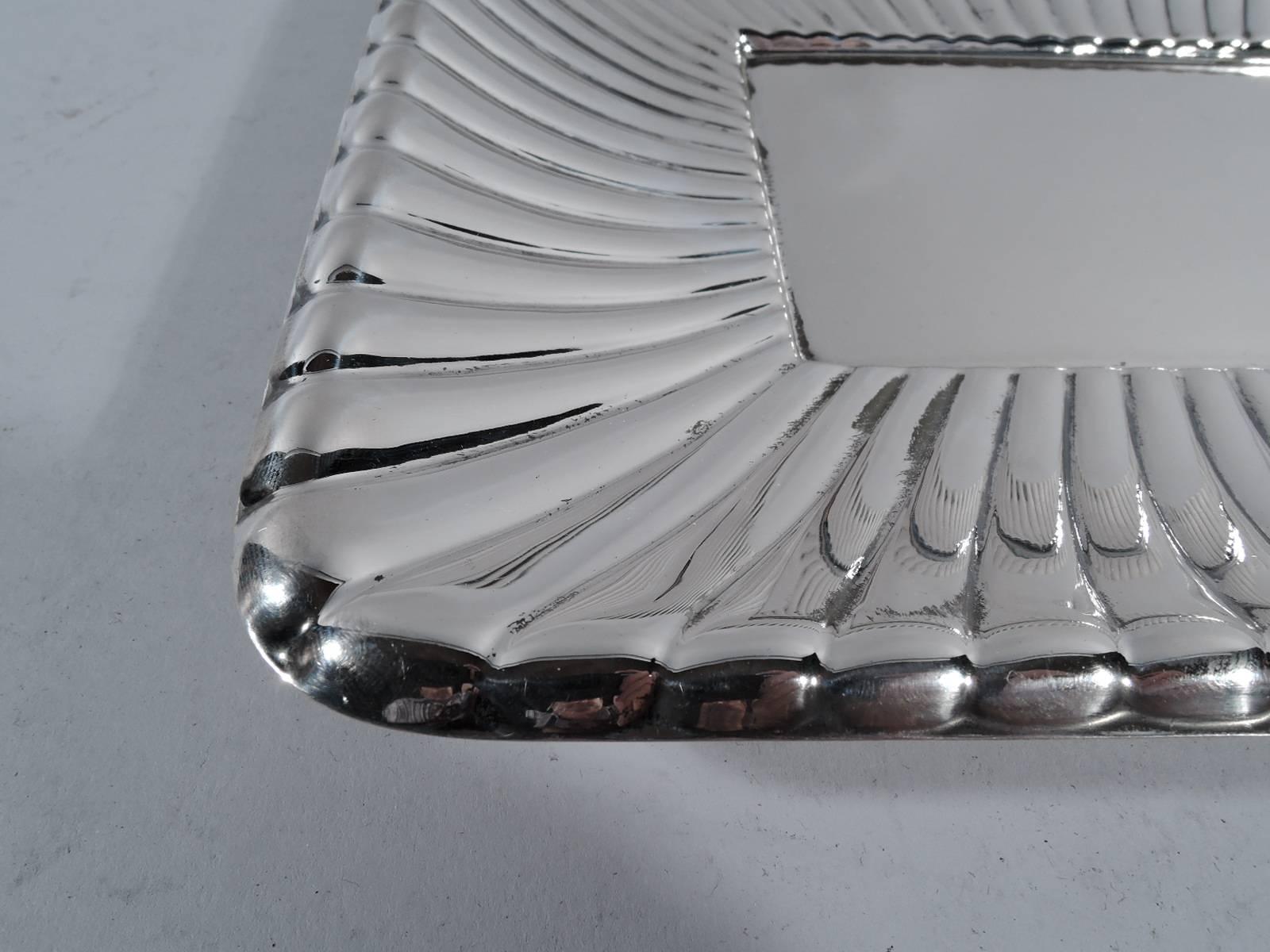 Unusual Modern Sterling Silver Bowl by Cartier In Excellent Condition In New York, NY