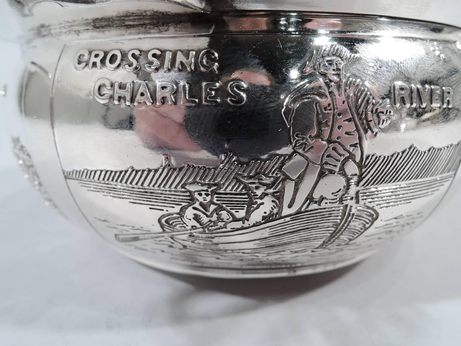 Listen My Children and You Shall Hear of a Rare Porringer with Paul Revere In Excellent Condition In New York, NY