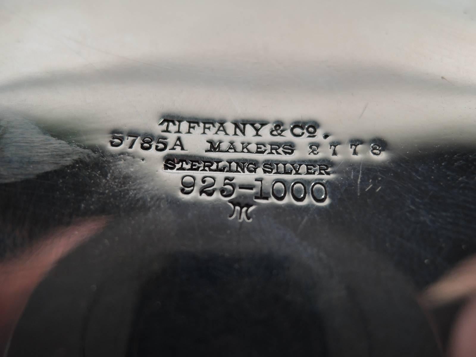20th Century Antique Tiffany Sterling Silver Seahorse Porringer