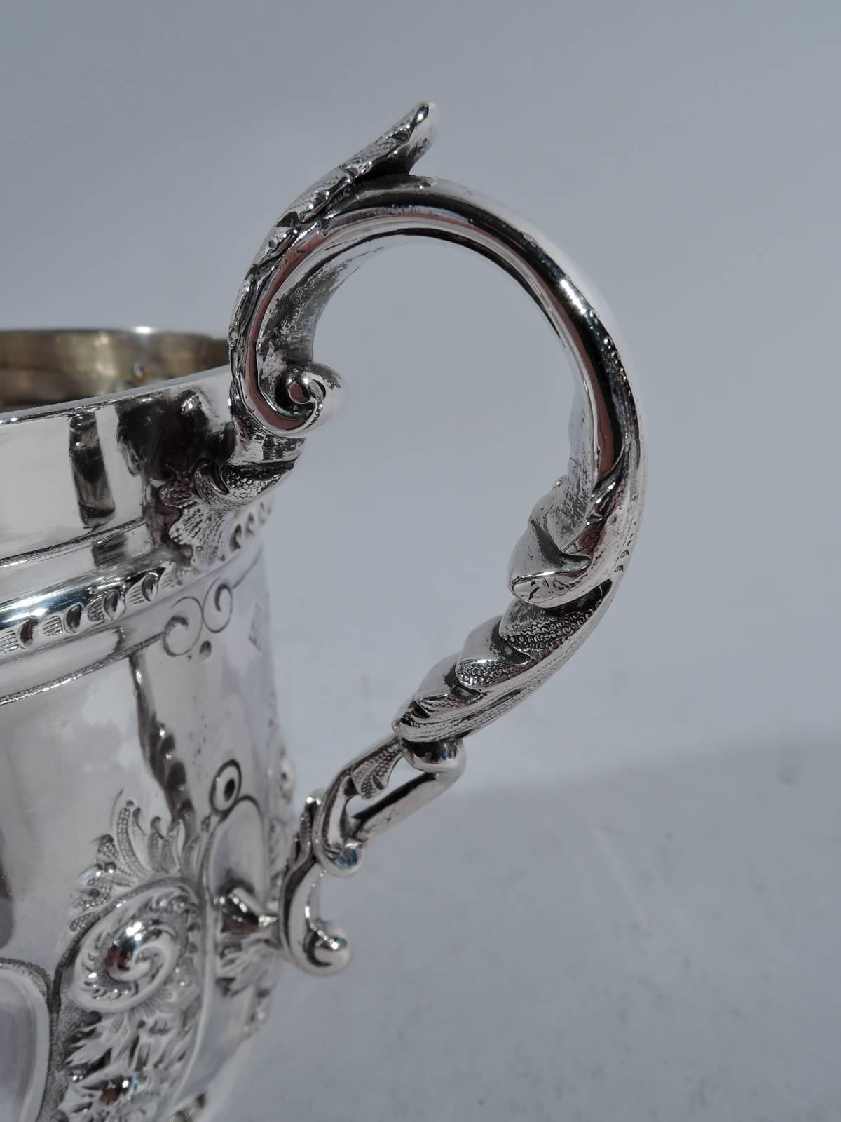 American Antique English Sterling Silver Baby Cup by Martin, Hall
