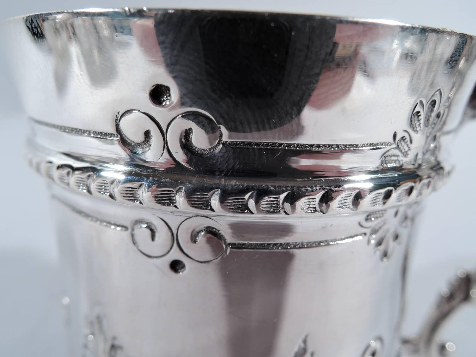 Antique English Sterling Silver Baby Cup by Martin, Hall In Excellent Condition In New York, NY