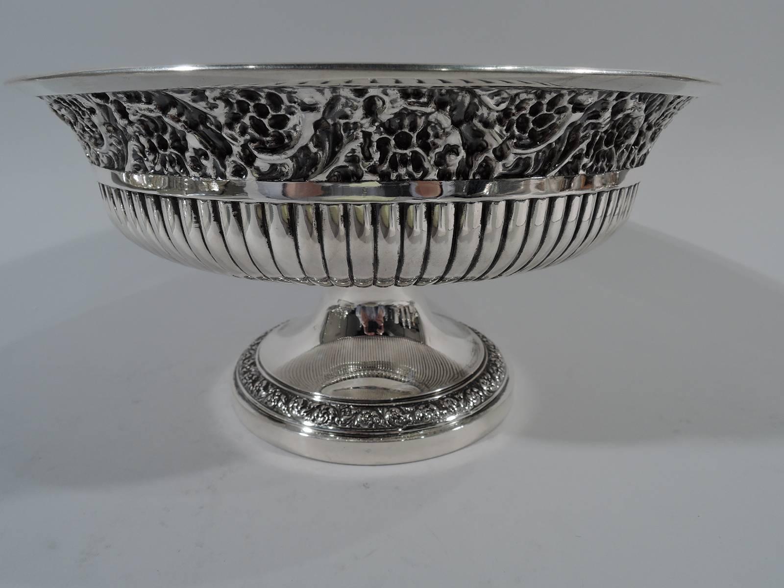 Victorian Antique Tiffany Sterling Silver Compote