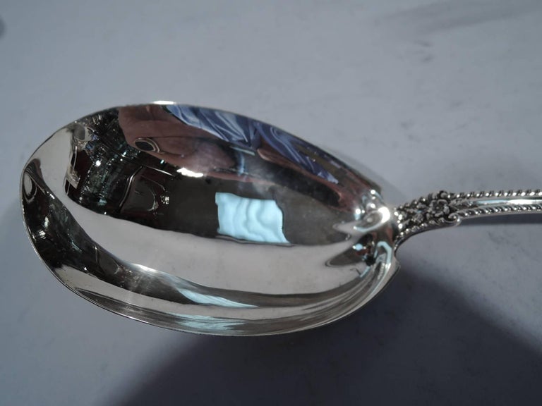 Antique Gorham Cambridge Sterling Silver Berry Spoon For Sale at