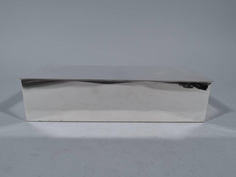 Tiffany Sterling Silver Modern Desk Box at 1stDibs