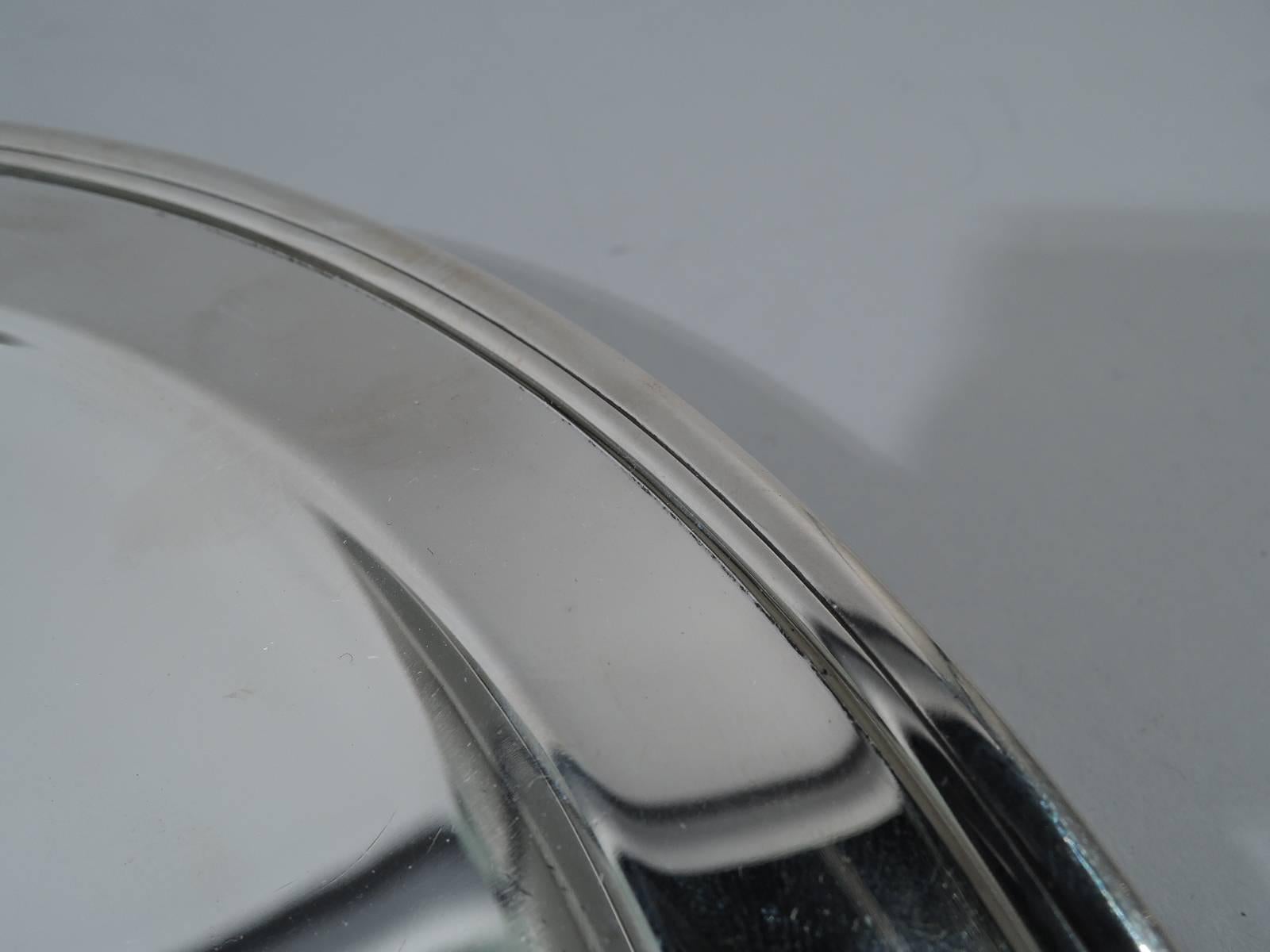 American Tiffany Edwardian Sterling Silver Footed Cake Plate