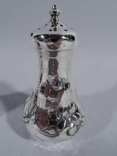Pair of Aesthetic Sterling Silver Salt and Pepper Shakers by Dominick & Haff