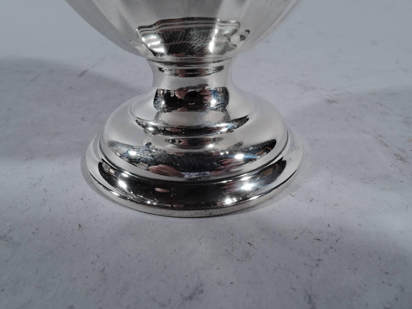 Antique English Edwardian Sterling Silver Footed Baby Cup 2