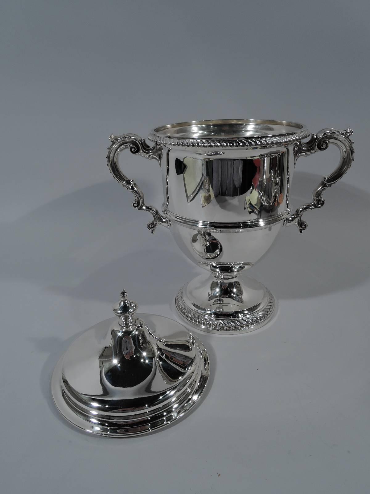 Late 19th Century Antique Gorham Sterling Silver Classical Trophy Cup