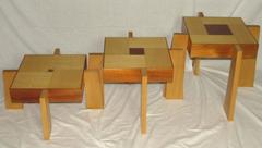 Toqapu Studio Nest of Stacking Tables , circa 1985