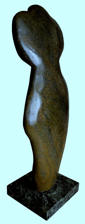 Pietra Bauden Khoreay - Scultura di gufo, omaggio a Picasso,  Africa, 1970 in vendita