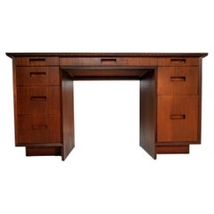 Frank Lloyd Wright for Heritage  Henredon Taliesin Mahogany Desk 1955/56