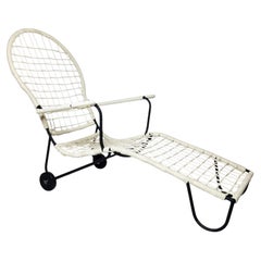 Wylie R. Dallas Texas Roped Iron Furniture Chaise 1940s San Antonio Texas