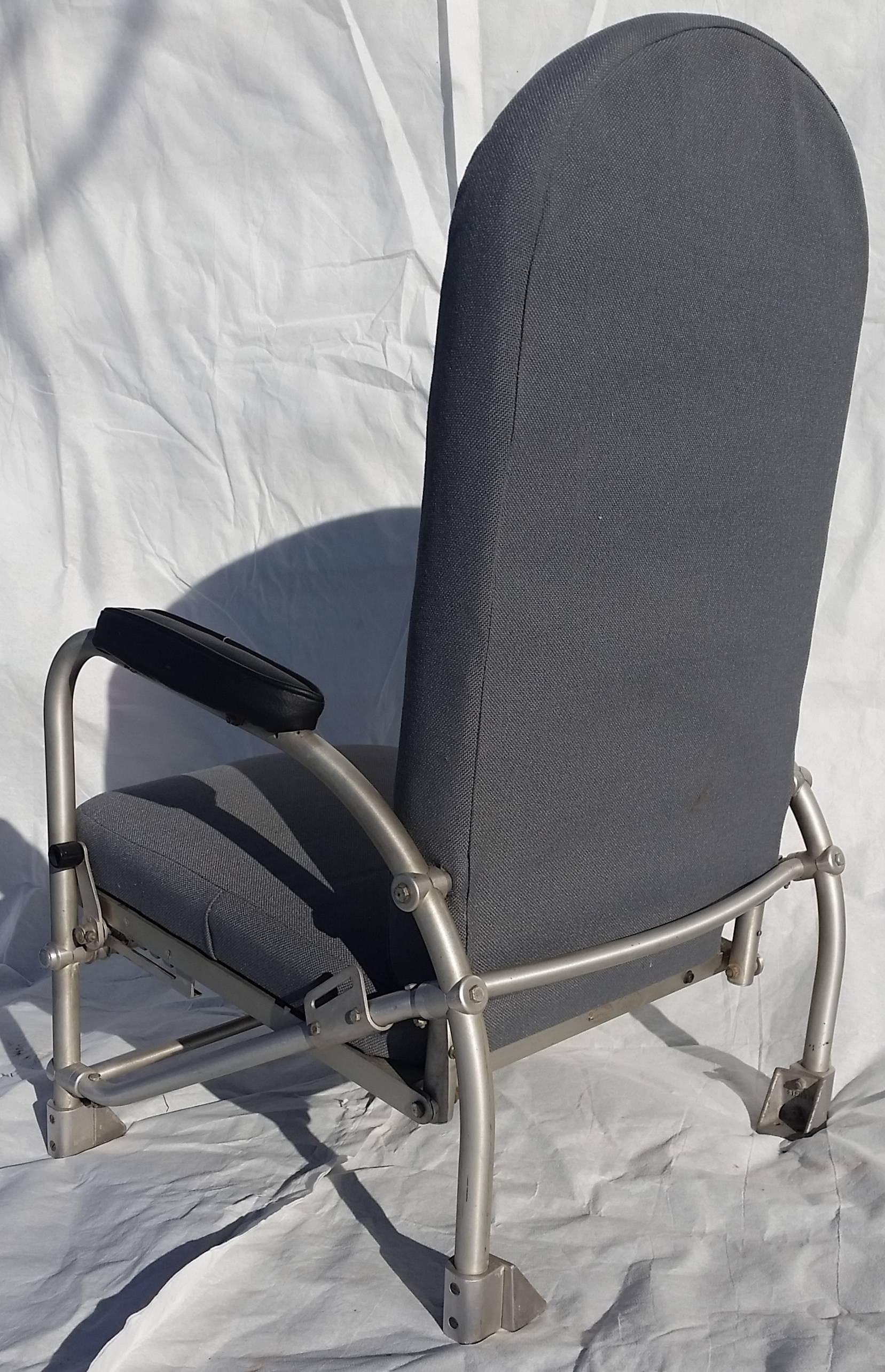 Industrial Rare Warren McArthur Aircraft Seat Model 152-1, C-47/ DC-3, circa 1943