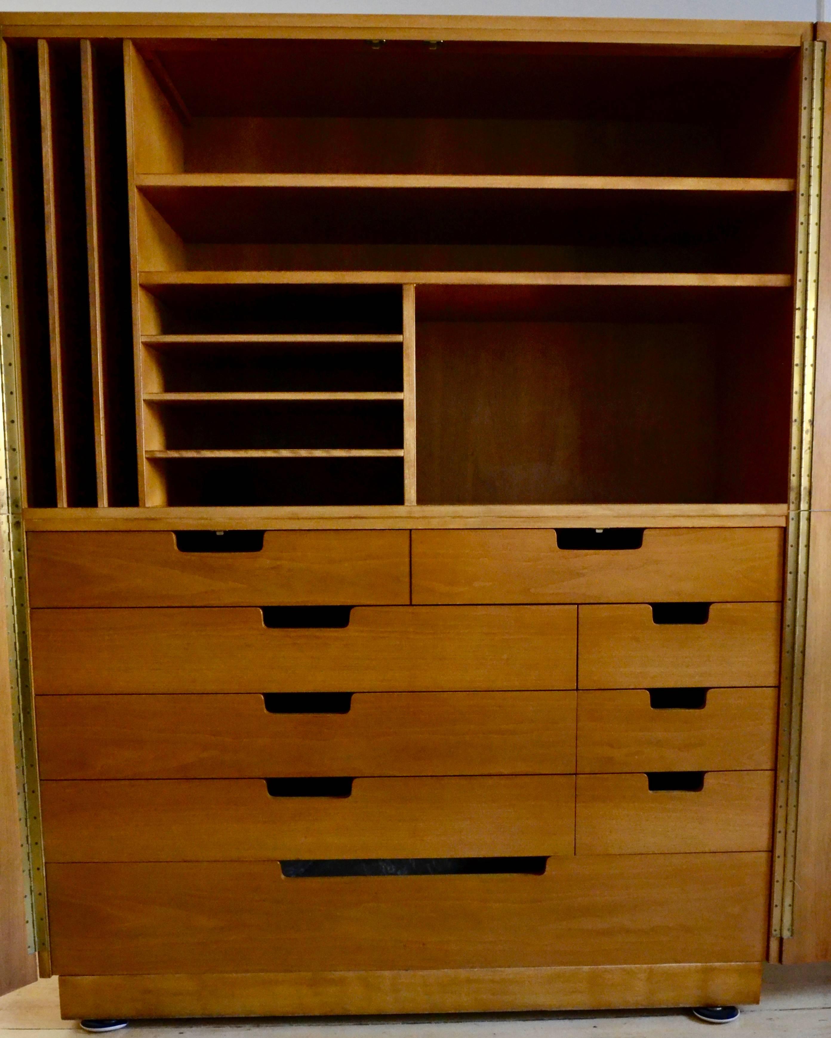 Mid-Century Modern Classic T. H. Robsjohn-Gibbings Storage Cabinet or Sideboard for Widdicomb, 1950
