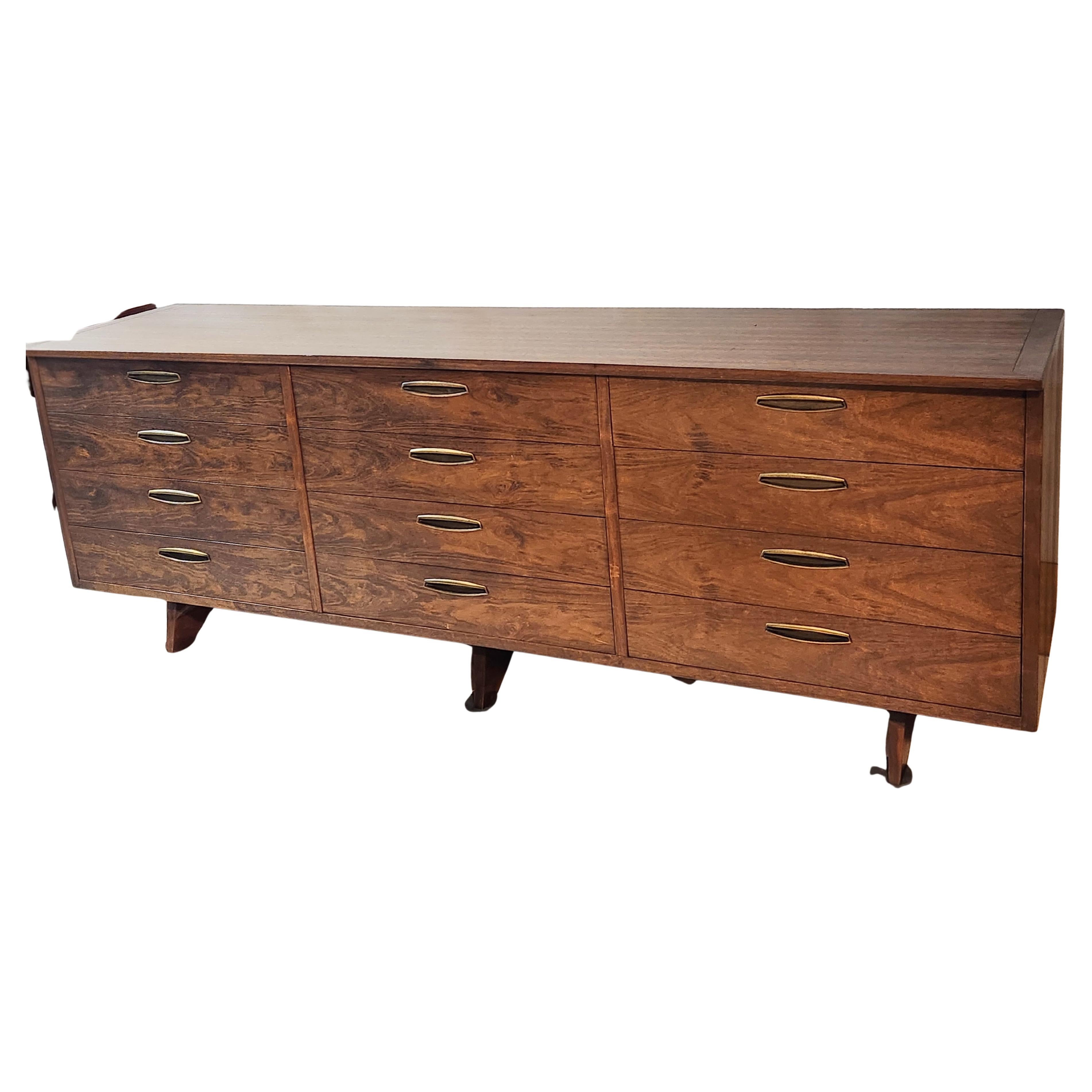 Mid-Century moderno Comò a 12 cassetti George Nakashima Origins Widdicomb 1959 in vendita