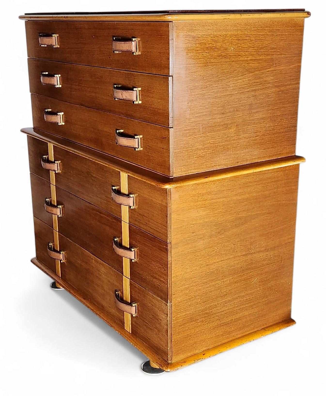 Americano Paul Frankl Station Wagon - Cassettone altoJohnson Furniture 1950s in vendita