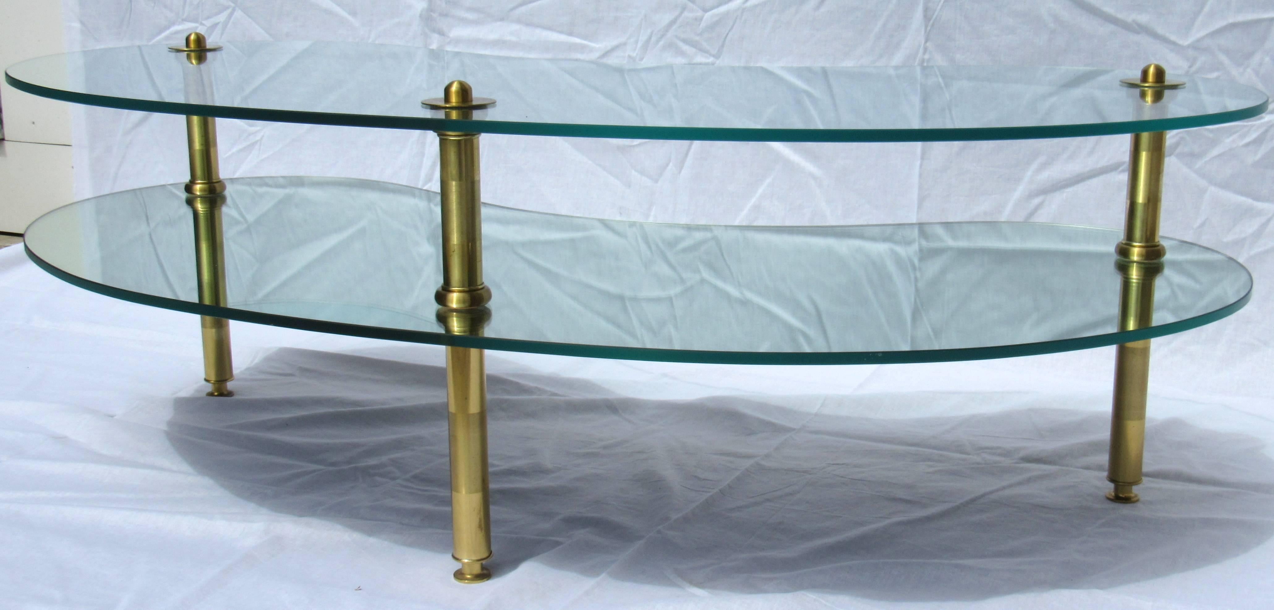 glass mirror table