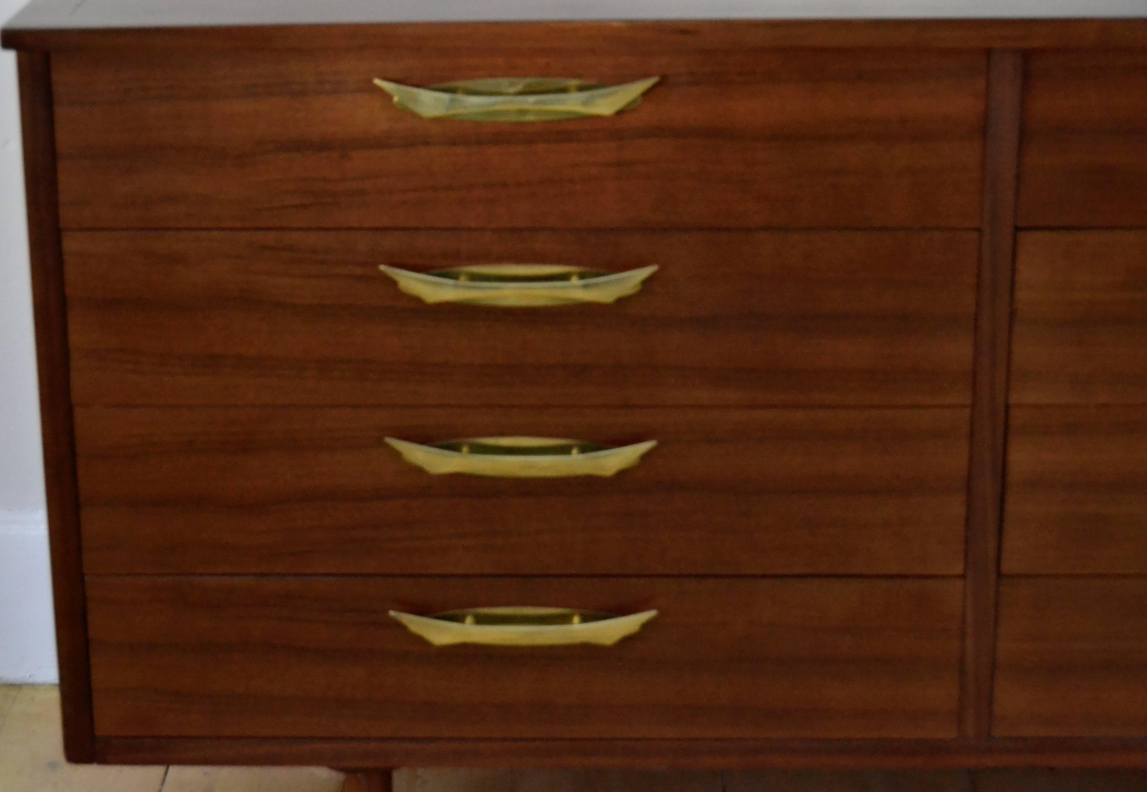 Mid-Century Modern George Nakashima 12-Drawer Dresser Widdicomb Origins, 1960