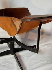Deux chaises pivotantes "K" de William Katavolos pour Leathercraft:: vers 1952