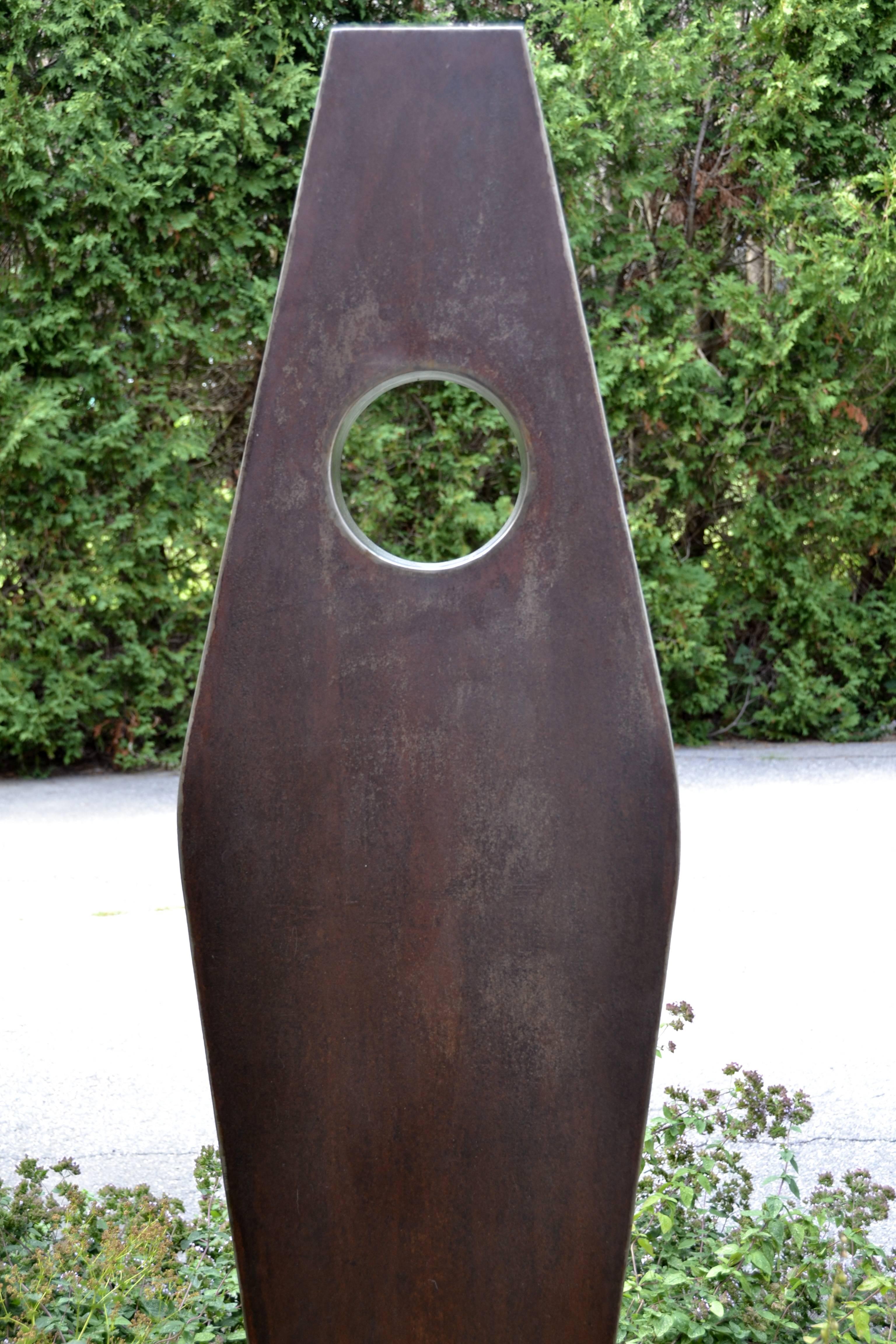 American Pair of Corten Steel Sculpture by Jim Harvey Titled 