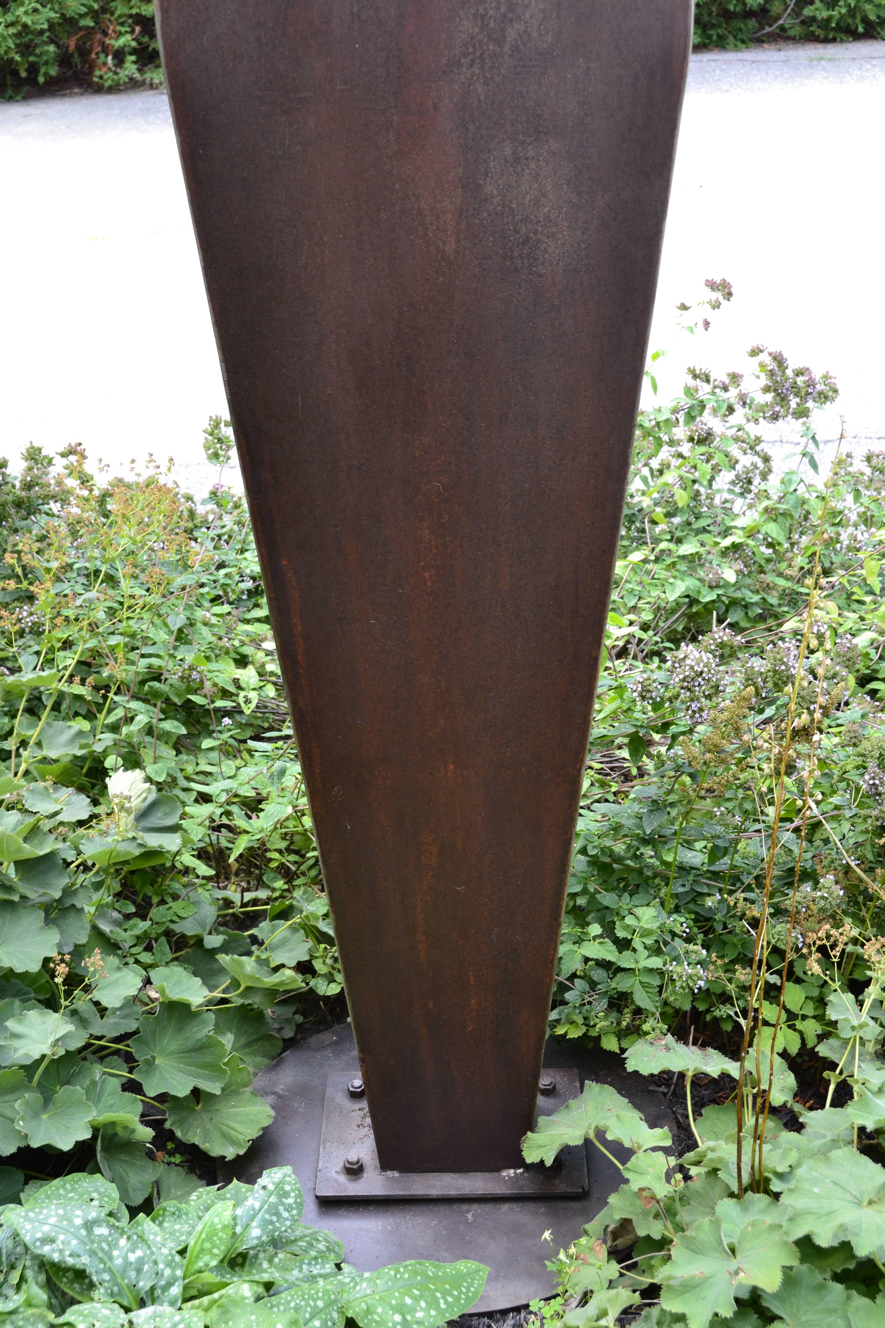 Pair of Corten Steel Sculpture by Jim Harvey Titled 