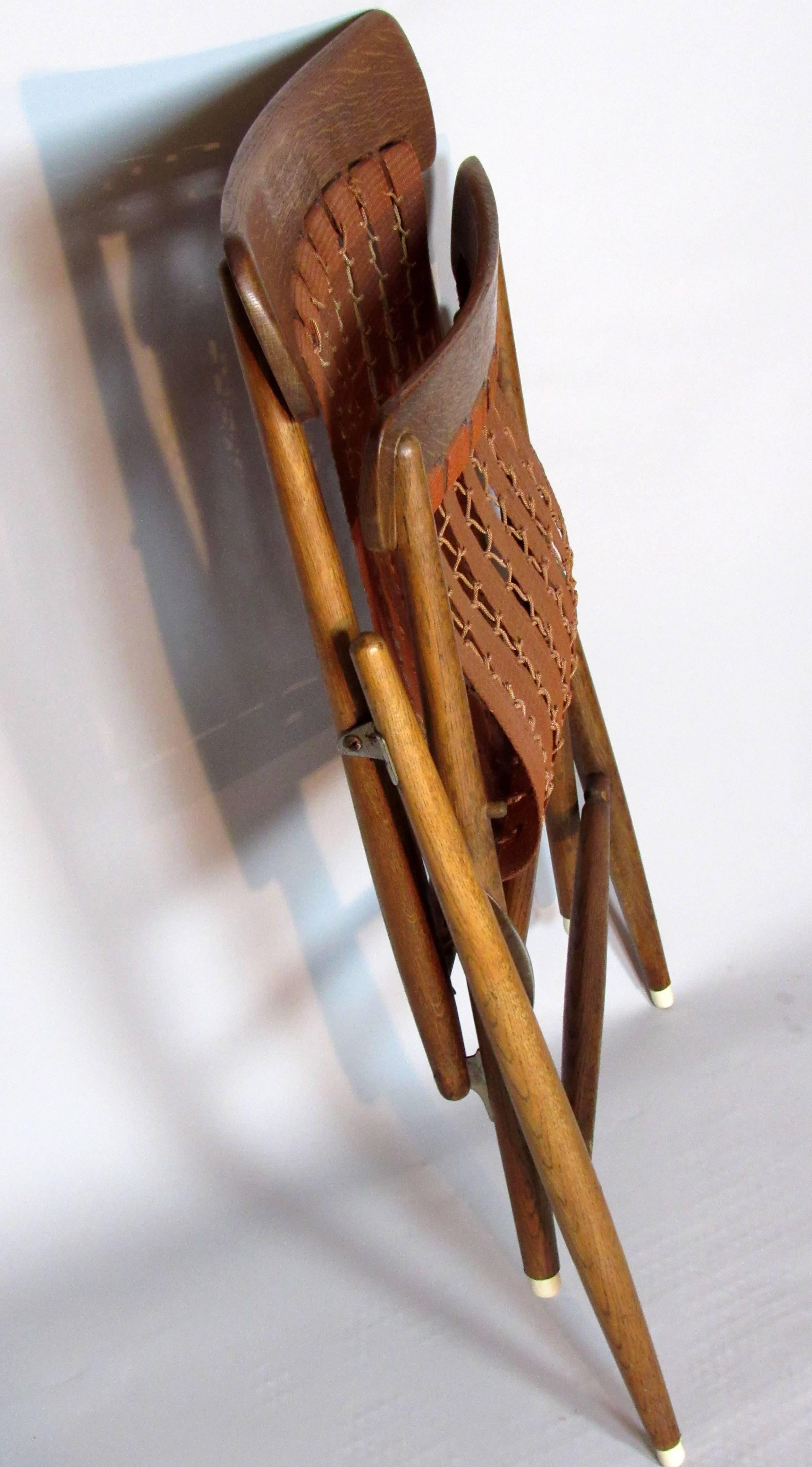 Mid-Century Modern Maruni Studio Folding Lounge Chair, Hiroshima, Japan, circa 1948