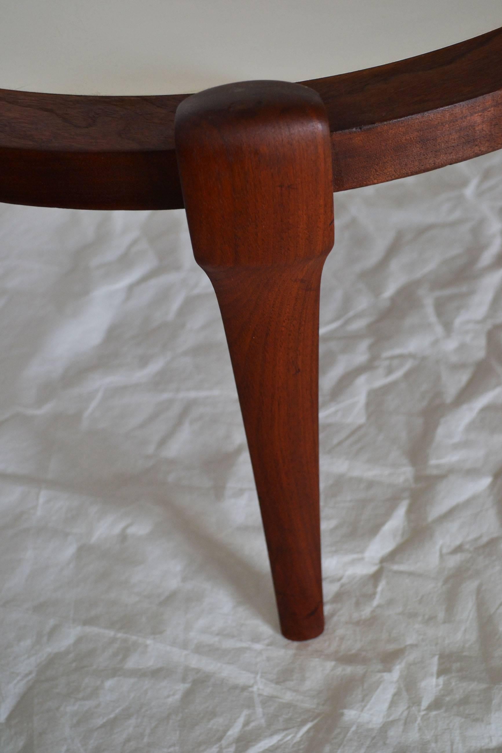 Arne Vodder, Danish 1960s Teak Cocktail Table with White Inset Top For Sale 1