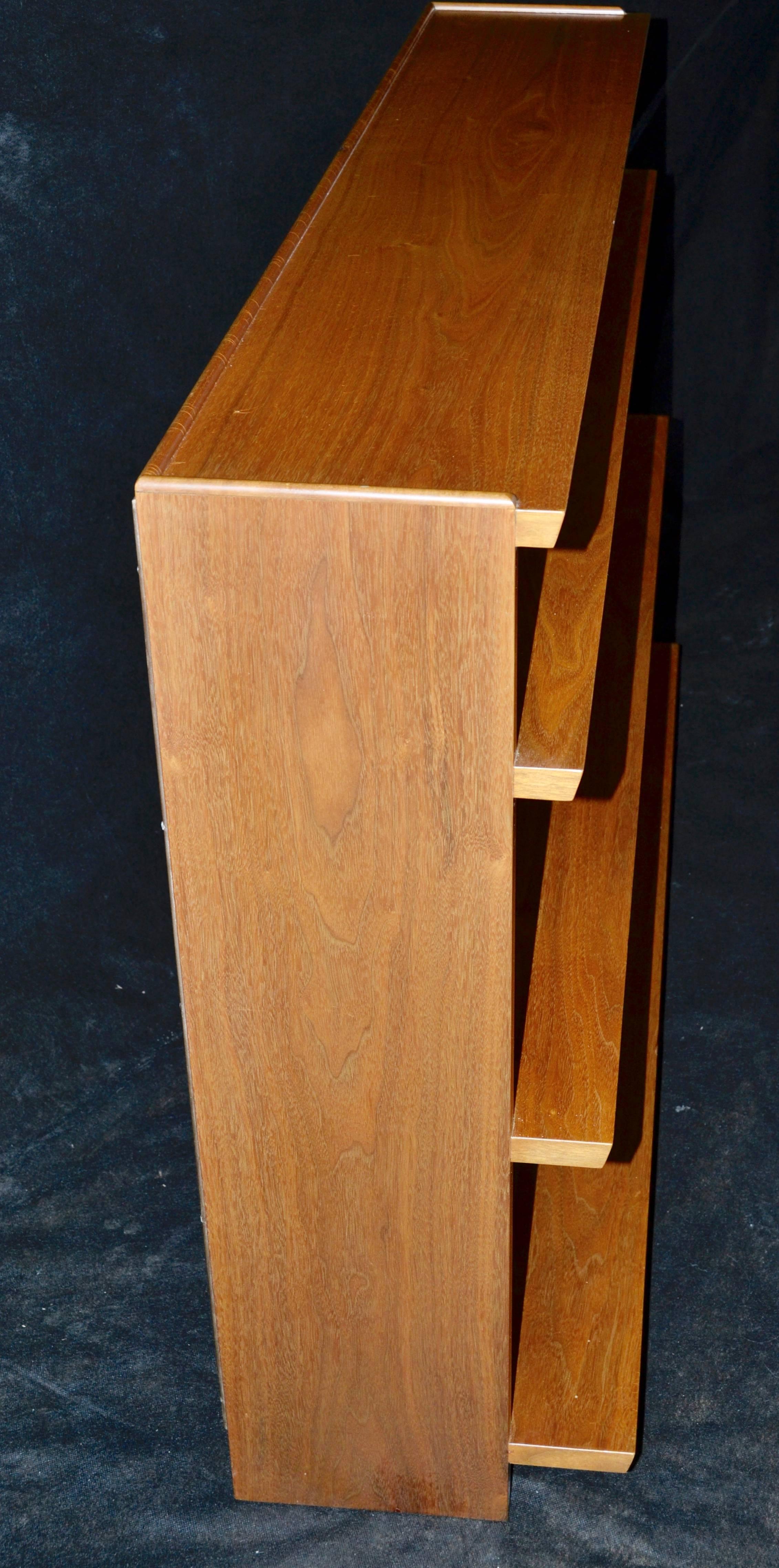 Veneer Edward Wormley Book Case Designed for Dunbar, circa 1953 For Sale