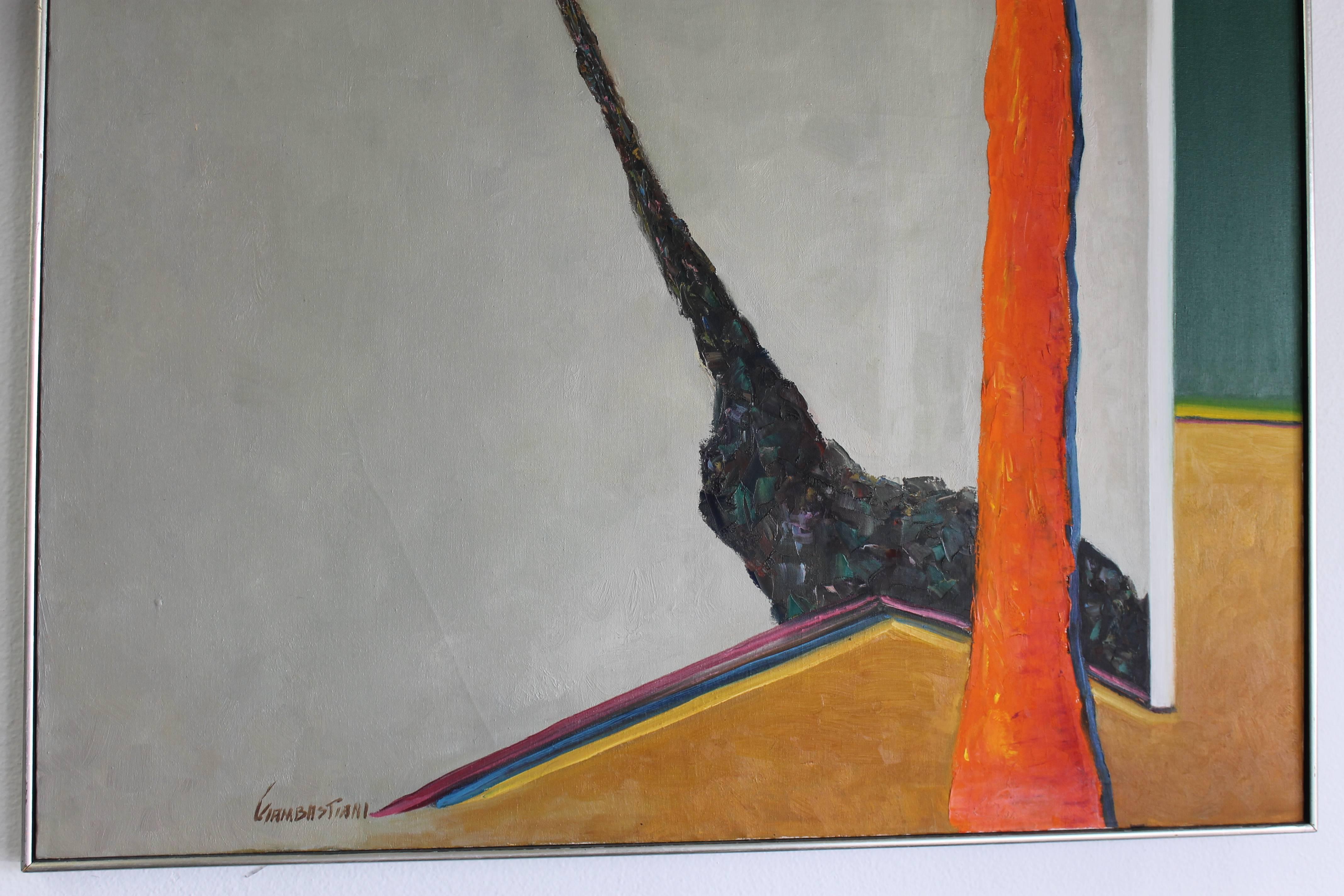 Mid-20th Century Lida Giambastiani Oil Painting