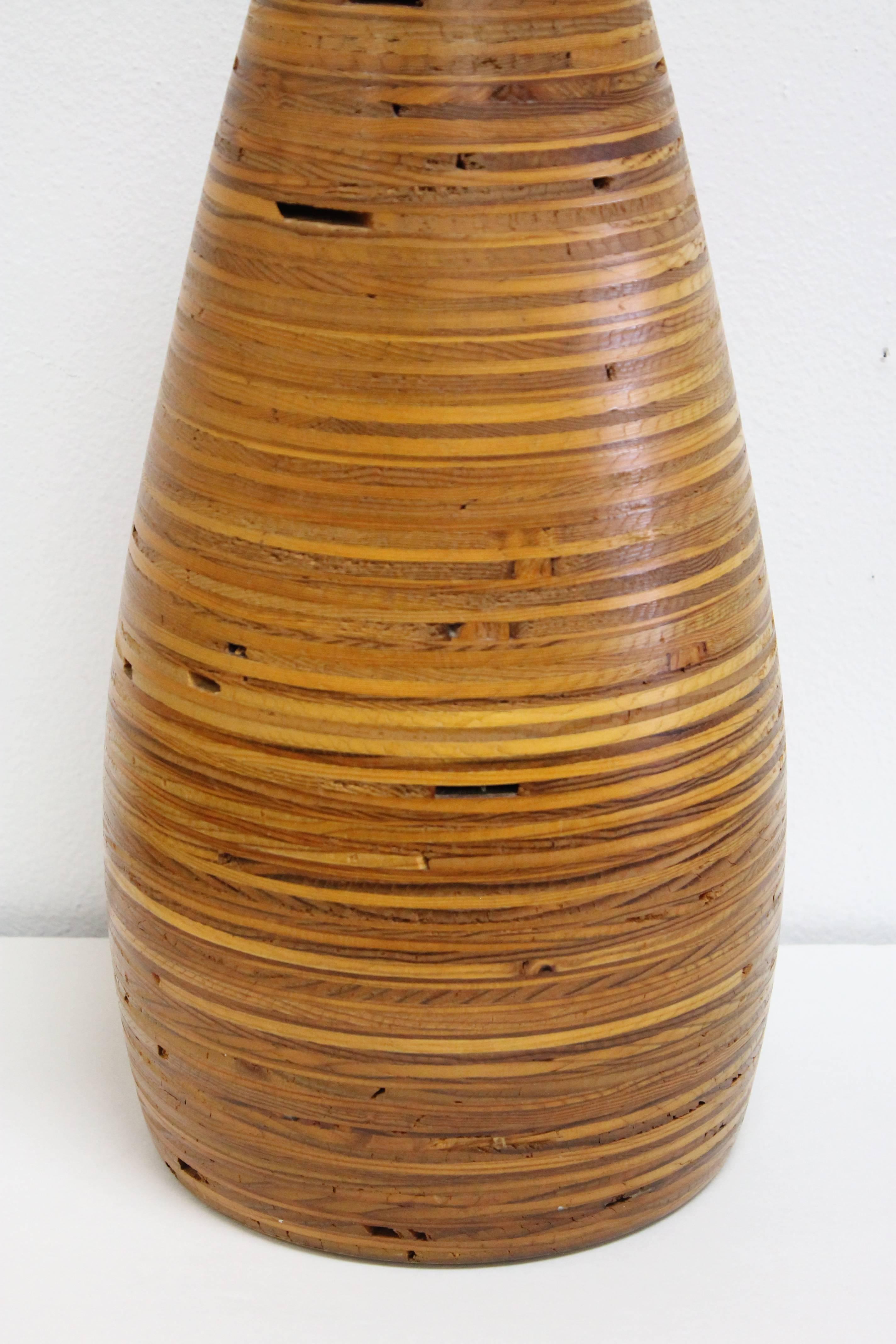 Mid-20th Century George Kovacs Wood Lamp