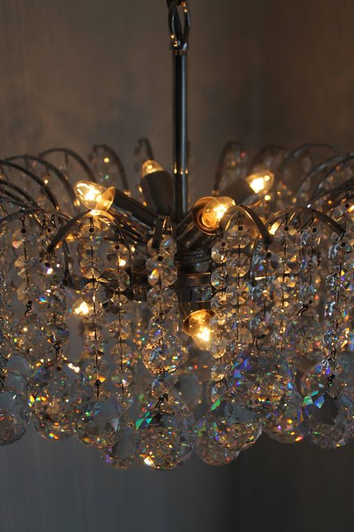 Vintage Swarovski Crystal Chandelier, Swarovski Crystal Classic Chandelier Light In Golden Brown