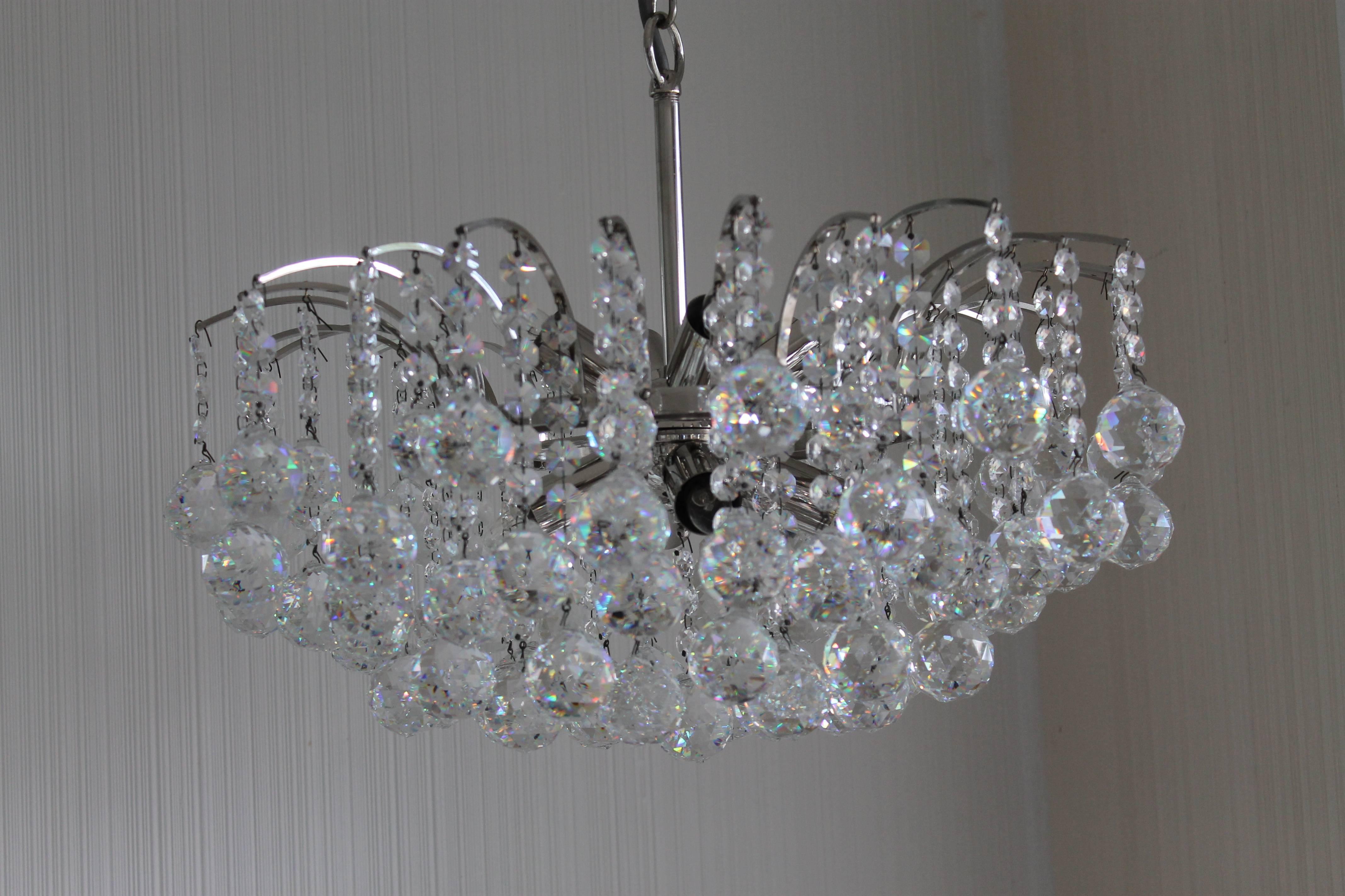 swarovski crystal chandelier vintage