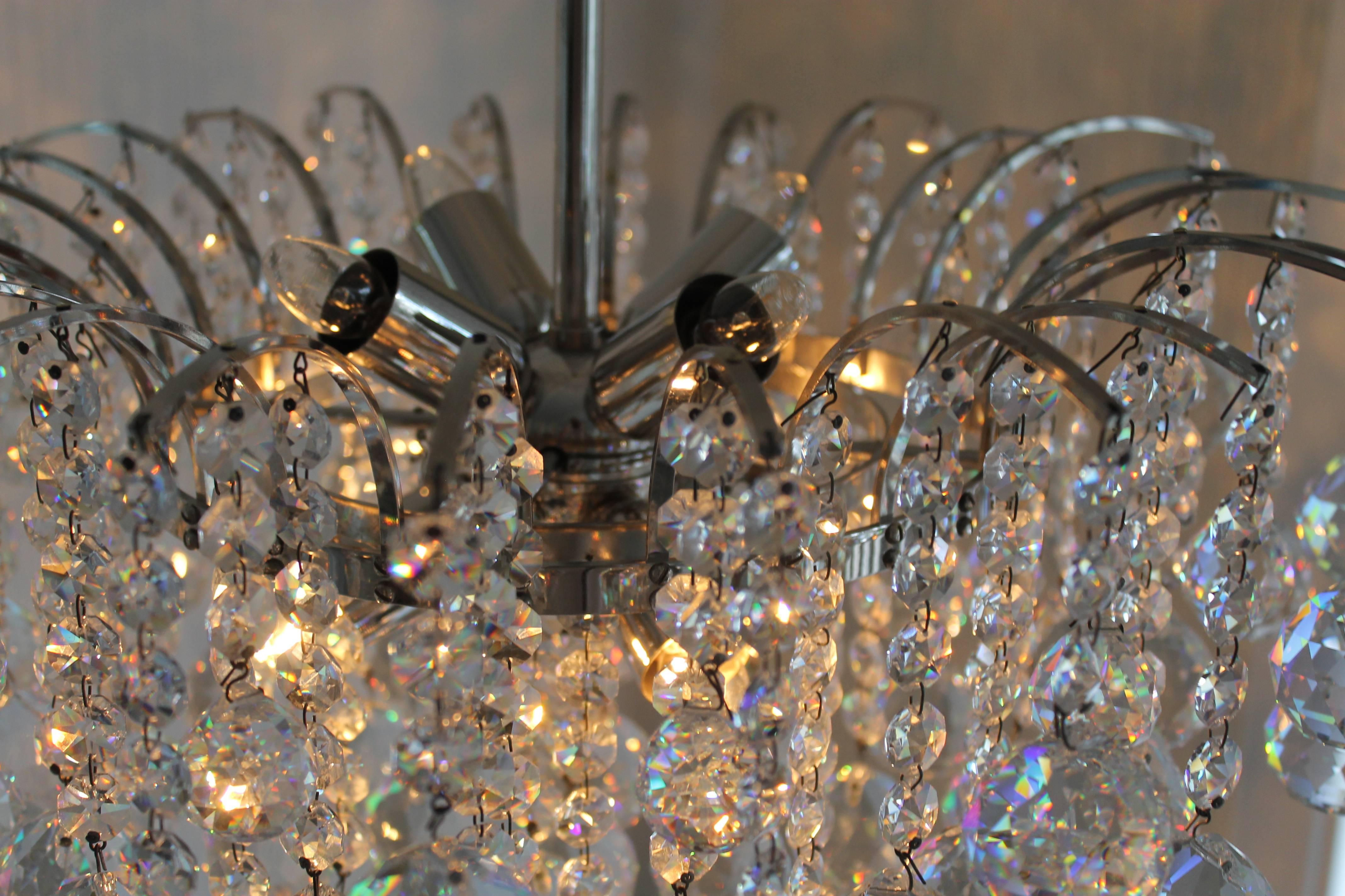 strass crystal chandelier vintage