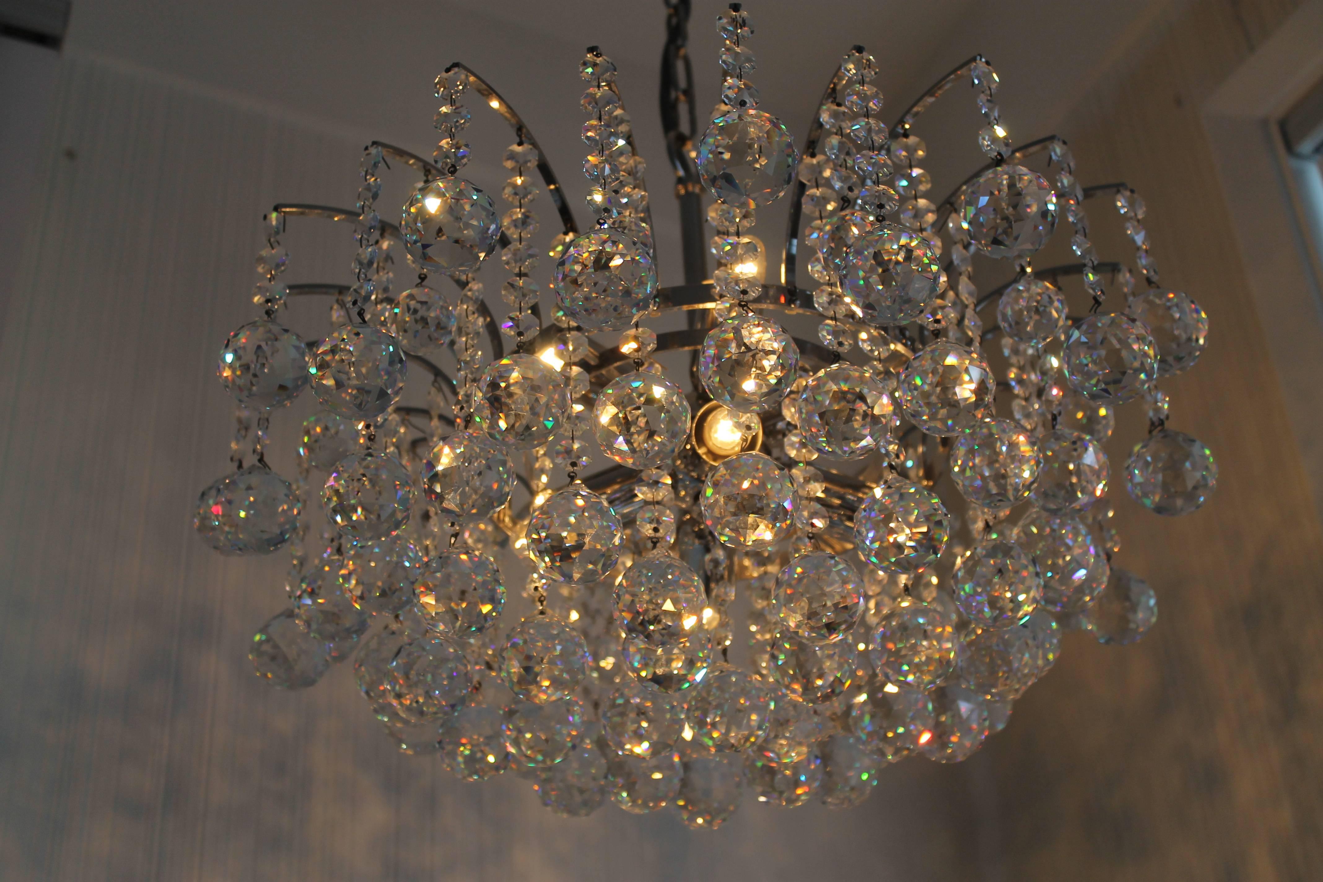 Austrian Vintage Swarovski Crystal Chandelier