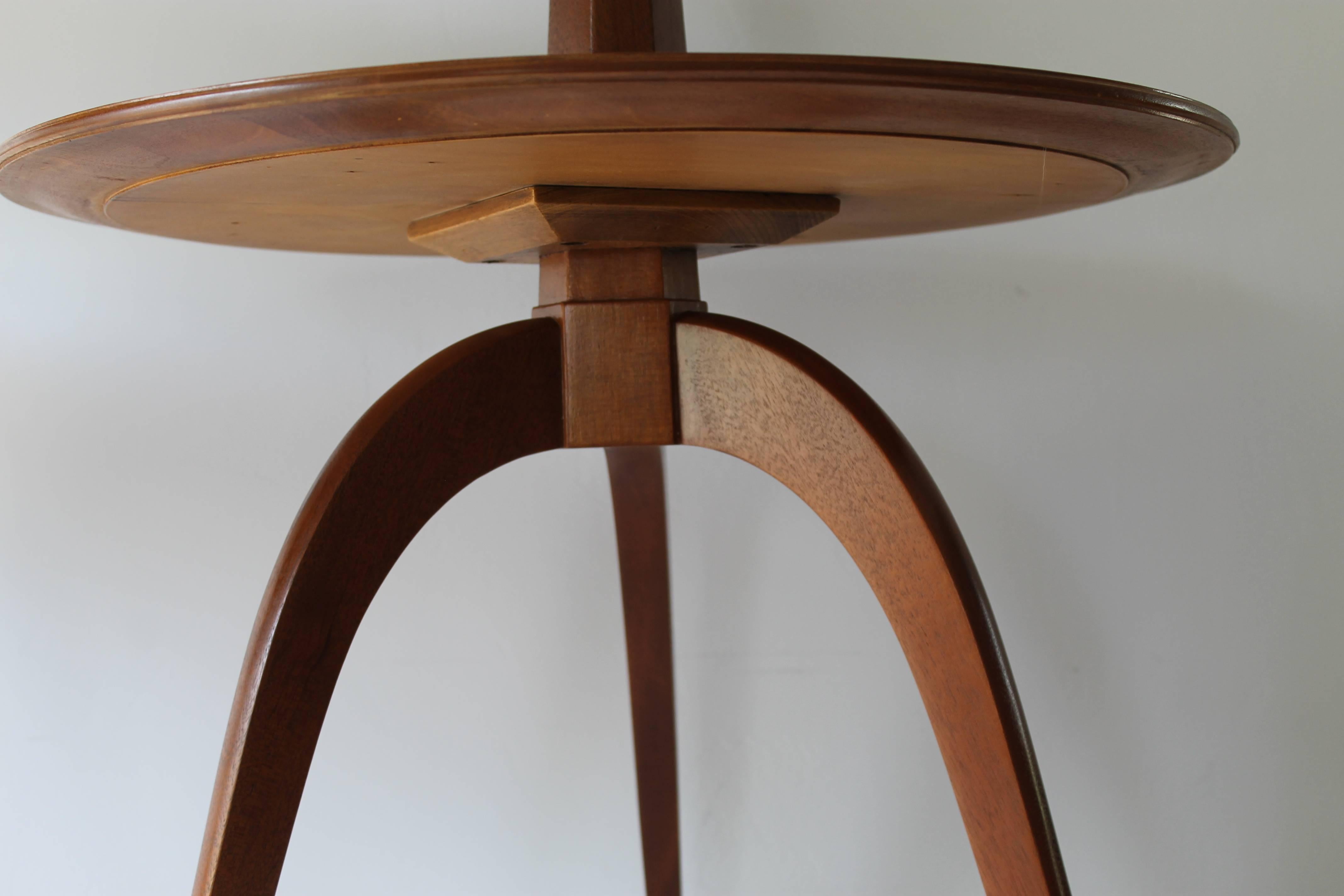 Mahogany Pair of Side Tables by Paul Frankl for Brown Saltman