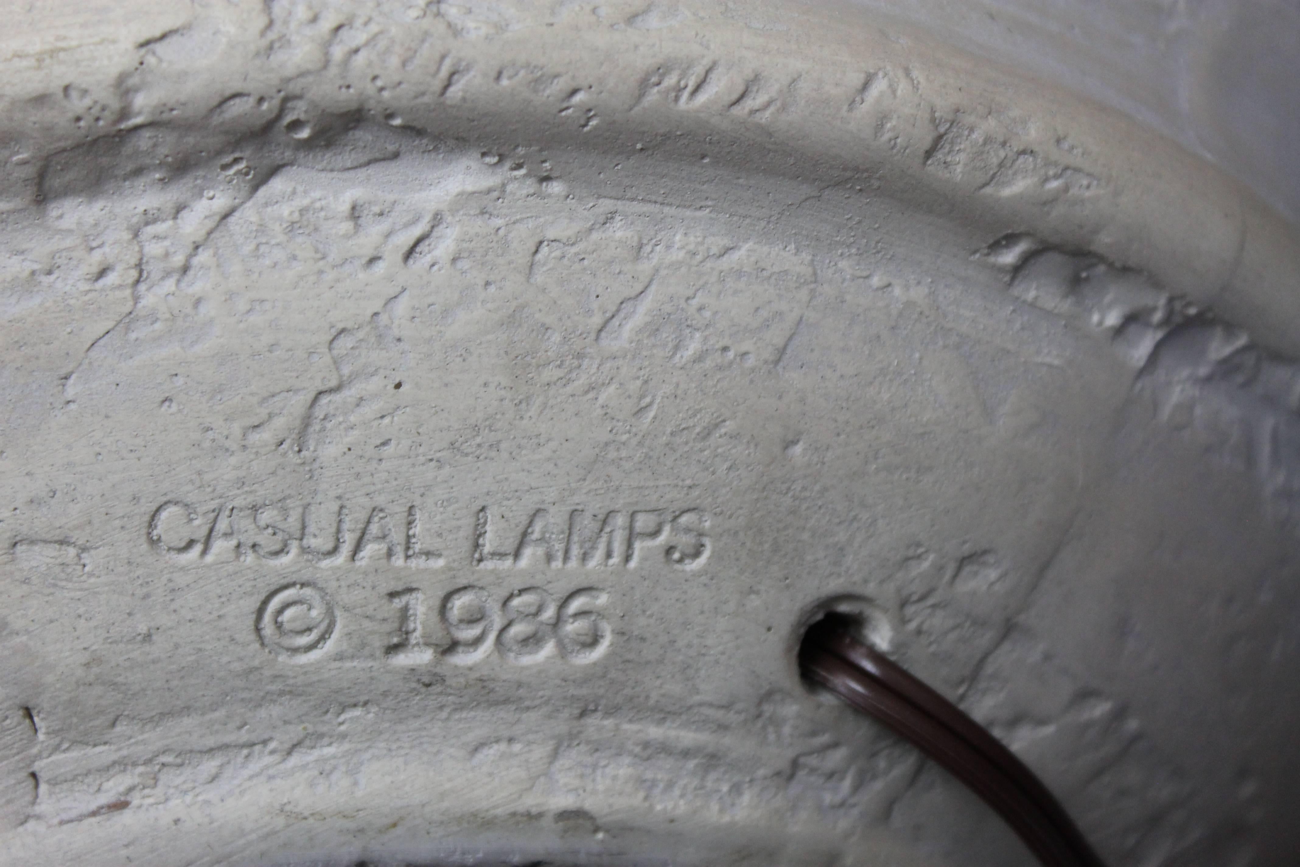 Pair of Ceramic Lamps by Casual Lamps of California 1