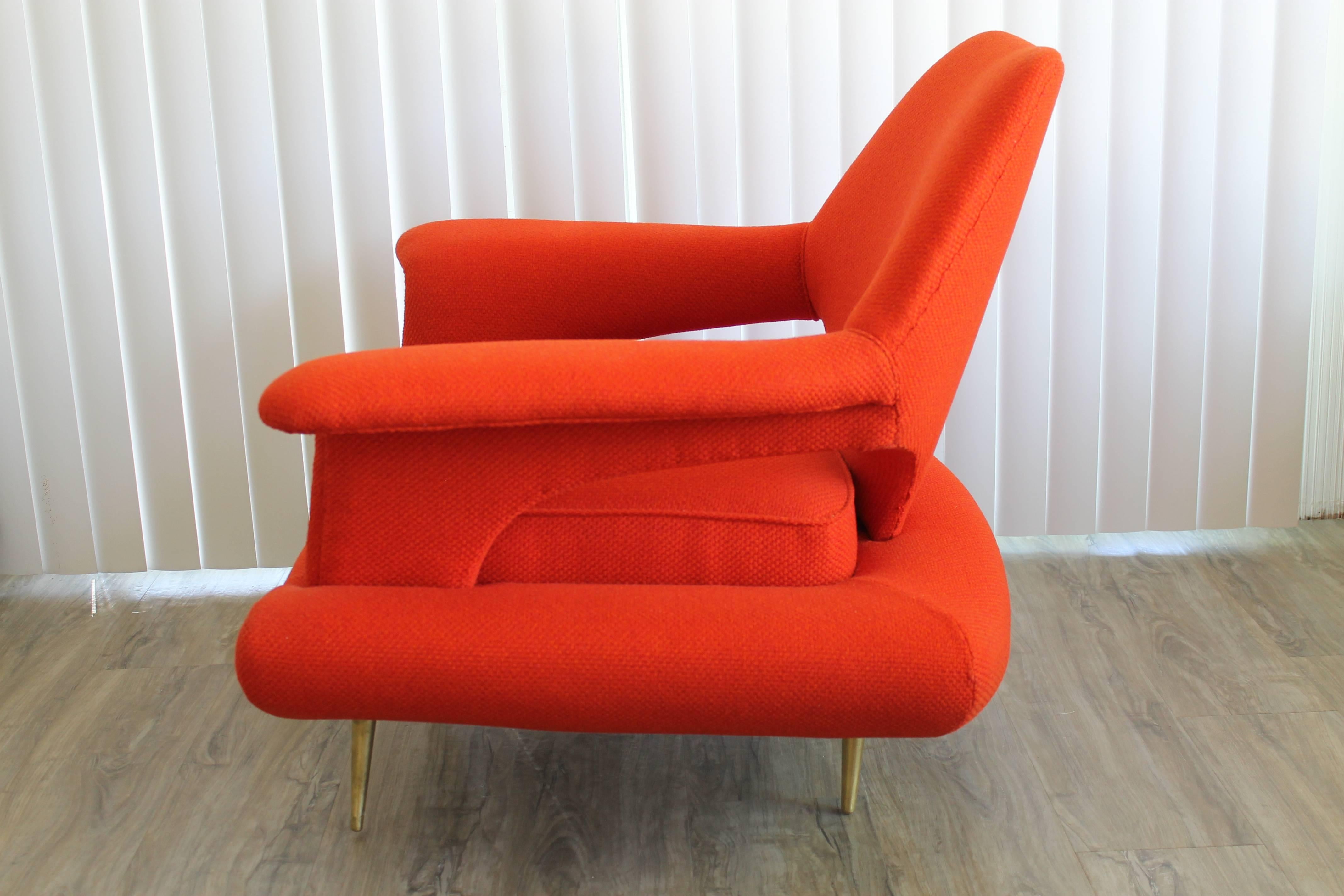 Pair of Mid-Century Couture Chairs in the Style of Gastone Rinaldi 2