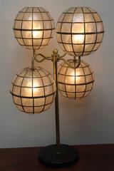 Pair of Studio Capiz Shell Lamps