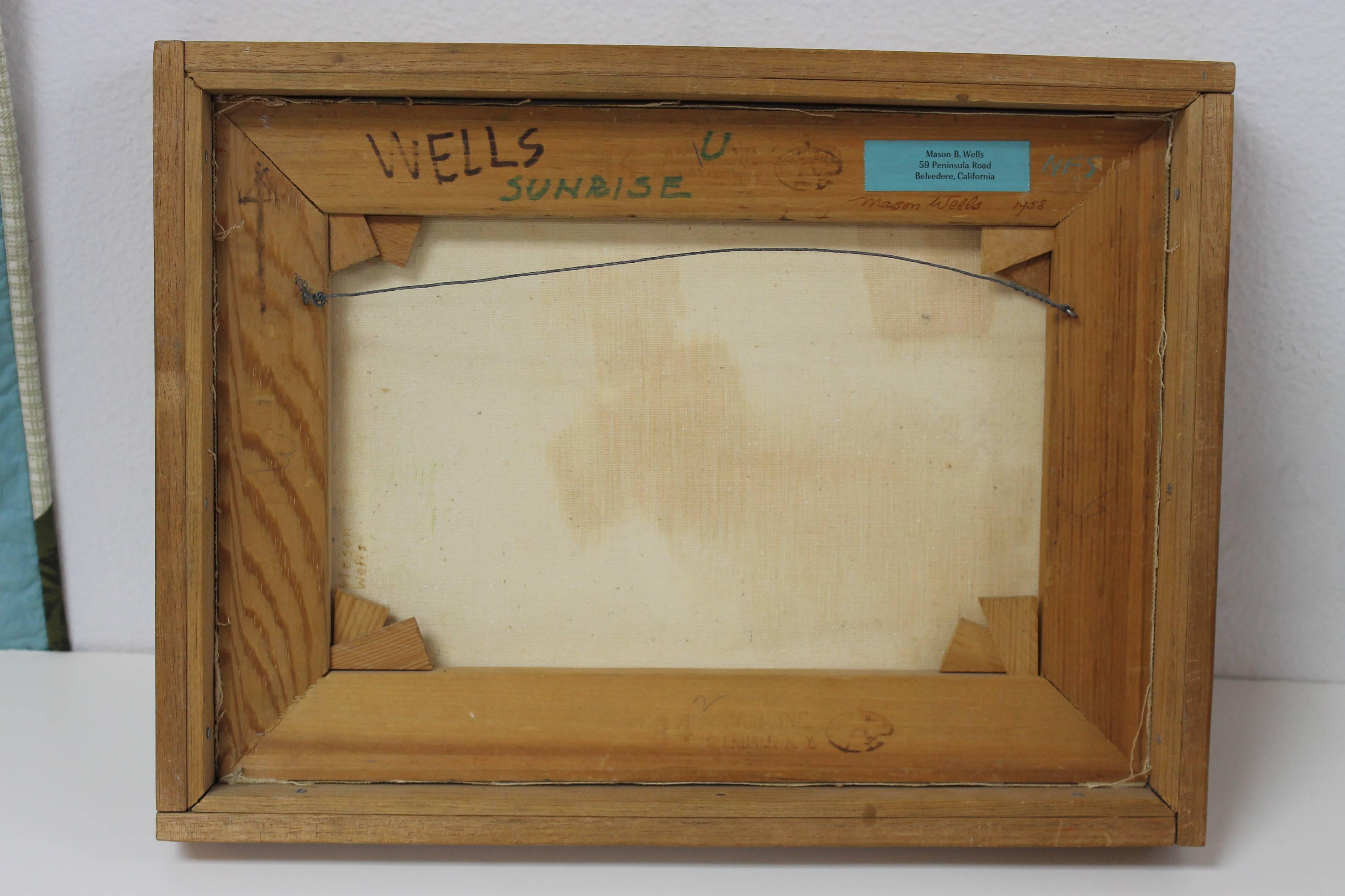 Mason Wells Oil, 1958 In Excellent Condition In Palm Springs, CA