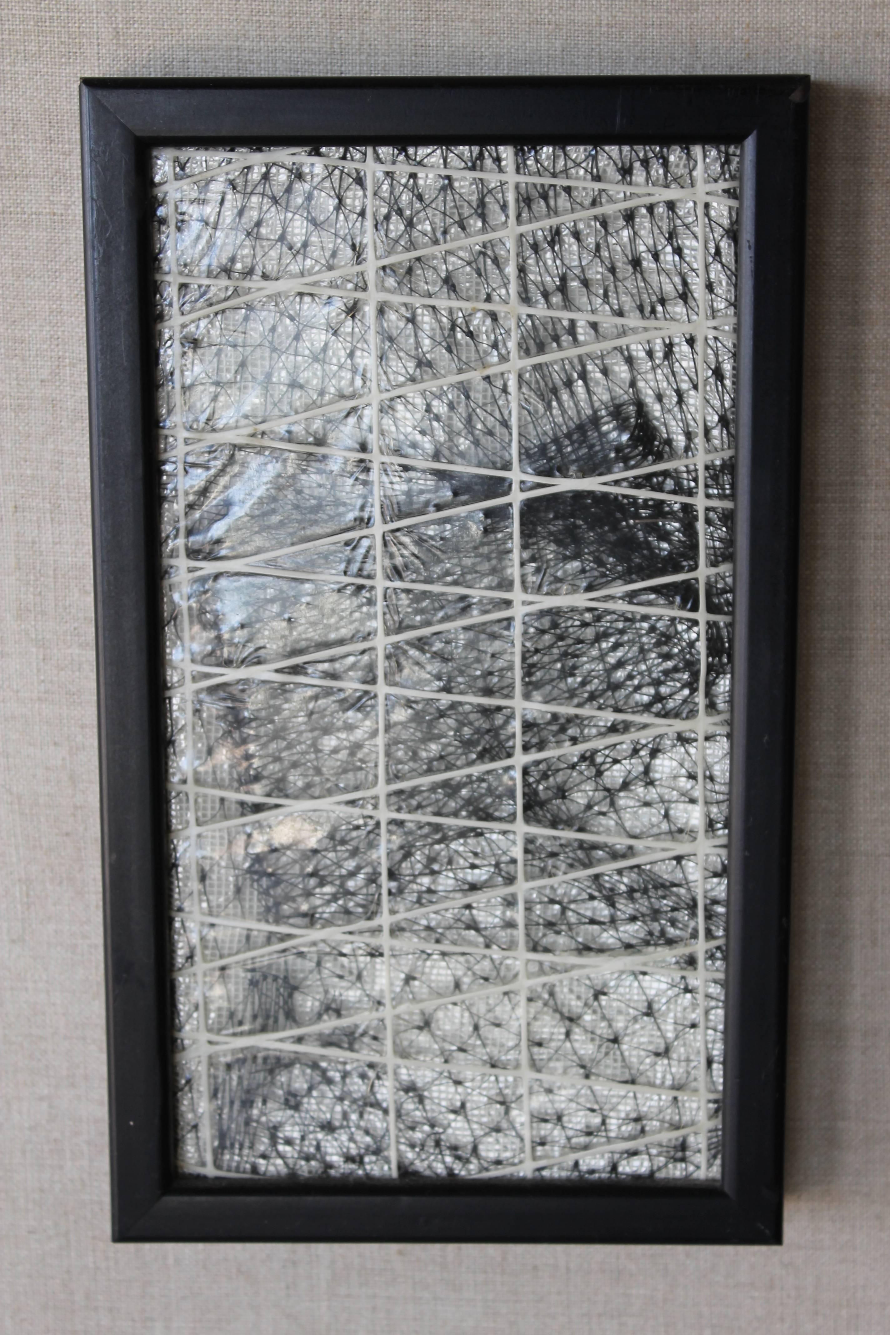 Mixed media construction by Andre Verdet (1913-2004). Frame measure 12.7