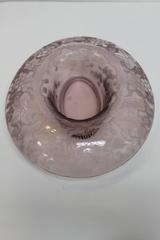 Etched Grape Serving Bowl