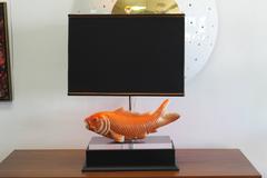 Pair of Studio Koi Fish Lamps